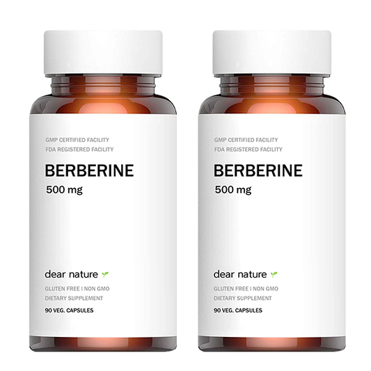 Dear Nature Berberine 500mg, 90caps, 2 pack