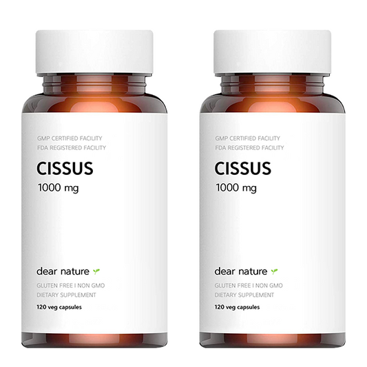 Dear Nature Cissus Extract 1000mg. 120 caps, 2 pack